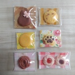 ミニチュアスイーツ♪ミニパーツ付丸クッキー5個#30ラッピングセット