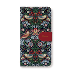 ウィリアム・モリス 名入れ 手帳型 スマホケース  iPhone android ミラー t1937d