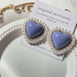 パープルハートピアス💜