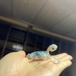 aquaさん専用　エンジェルフェザーインフローライトのウミガメ