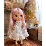 ネオブライス☆リバティのお花柄のワンピースとエプロンワンピースのset✩アウトフィット