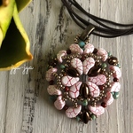 【新色＊数量限定】beads necklace - paisley White