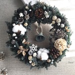  *  Green  × Nuts  wreath  * クリスマスリース　ギフト　