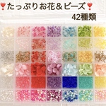 豪華　ハーバリウムボールペン　レジン　花材セット　東京堂　42種類　気まぐれ素材　スターフラワーミニ　たっぷり