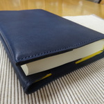 単行本用革のブックカバー　T-7