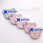 Fleur Bear（フルール・ベア）✩くまさんコースター×リバティ《ミシェル》撮影アイテムや小物置きにも♡