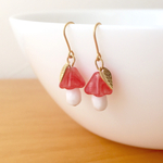大人かわいいきのこ ピアス♡イヤリング