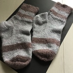 mom の毛糸の靴下
