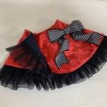 犬　猫　犬服　猫服　クリスマス　ゴシック　コスプレ　仮装　ケープ　ブラウス　犬洋服　猫洋服　リボン　フリル