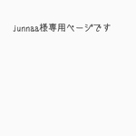junnaa様専用ページです。