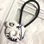 蝶々のヘアゴム(しろ)