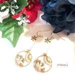 スペシャルギフト ❄️ スノーホワイトなフープピアス イヤリング