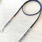 キラキラ☆彡　スワロ付きマスクストラップ　ブルー