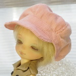 ☆難あり☆6-7インチ　頭囲約19㎝　幼SD　DP　キャスケット　ピンク