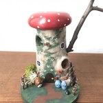 流木　小人の家