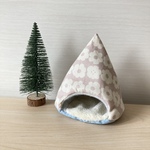ハムスターのあったかテント⛺北欧風✤ピンクベージュ