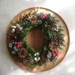 クリスマスリース　 森の贈り物　