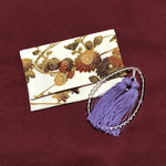 着物リメイク　花草　数珠入れ　E-29