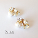 【送料無料】Pearl＆Swaro Bijou Pierce