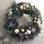  * White nuts *  Christmas wreath II * クリスマスリース  ギフト🌿