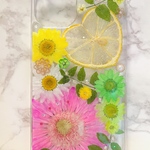 iPhoneケース､iPhoneカバー､押し花ケース､スマホケース､押しフルーツ､押し花､押し花カバー､スマホカバー､押しフルーツケース､押しフルーツカバー､Android ハートレモン､文字入れ