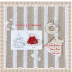 【クリスマス限定】🎄christmas hat hair clip🎄新生児から使えます☆上下滑り止め付き☆クリスマス会☆クリスマスベビー☆出産祝い☆赤ちゃんプレゼント☆