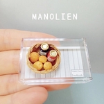 【ミニチュアアート展2021 ミニチュアジャム瓶とパンの朝食セット】