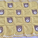 🧸くまちゃんブランケット🧸（イエロー）