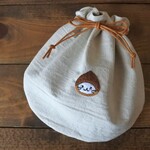 2900→2600円　栗にゃん　刺繍　巾着　