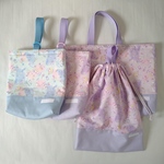 【miremio81様専用】星空とユニコーン柄サックス/切替サックス 上靴入れ