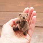 【ご予約品】こぐまのぬいぐるみ（チョコレート）　あなただけの小さな相棒に