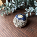 レトロフラワー刺繍