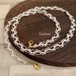 タティングレースマスクチェーン（ホワイト）