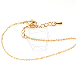CHN-002-G【4個入り】ブレスレットチェーン,Chain for Bracelet/19.3cm