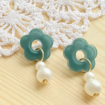 ★限定価格★お花とパールの雪だるま