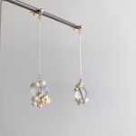 クリスタルスイングピアス／イヤリング
