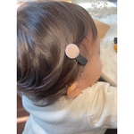 くるみボタン　ヘアクリップ　ふわふわ　ベビー　キッズ　男の子　☆