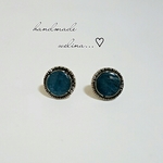 ＊再販＊アンティーク♡ブルーのピアス