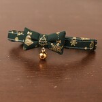きよしこの夜♫🎄グリーン【蝶ネクタイ】＊猫(&小型犬)首輪