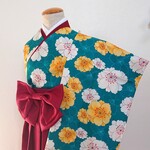 [cyakosuke様専用]簡単に着られる！ベビー袴セット＝桜黄＝ 90-100size  女の子 (受注制作)