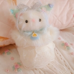 Pink Russian×ベビー🐬コラボ作品 パーツ飾り付きぬいぐるみ 🍼ミルクシュガーブルー猫ちゃん🍼