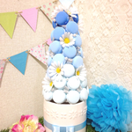 マカロンタワー  春色コレクション BLUE