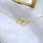 ネックレス　マットゴールドネックレス