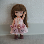 ドール用 うさぎ　ポシェット 2コセット