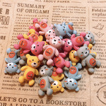 くまさん20個 デコパーツ　プラパーツ　ハンドメイド　アソート　