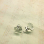 透き通るハート(ฅ´ω`ฅ)ピアス