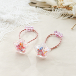 ゆめかわシャカシャカヘアゴム　☆クリア