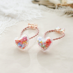 ゆめかわシャカシャカヘアゴム　♡クリア
