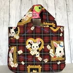 アリスのうさぎ　お買い物バッグ(大)