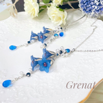 botanicalネックレス(darkblue)